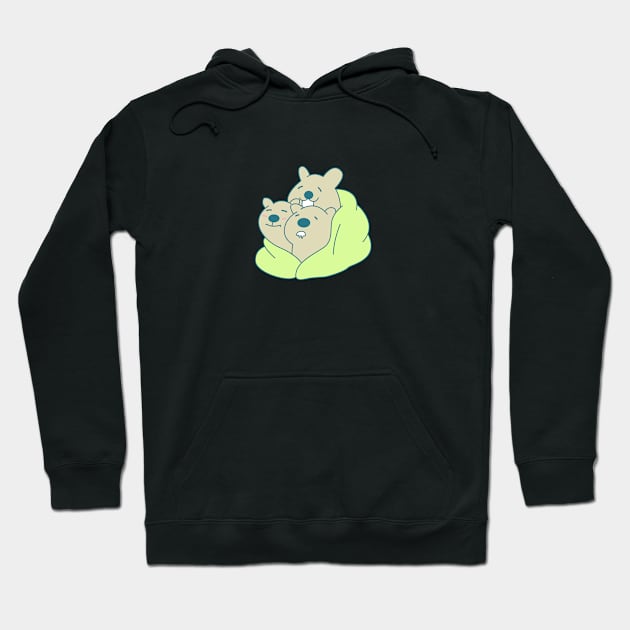 Quokka Q002 Hoodie by cutequokka